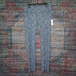 JoFit womens blue black gray striped Live In yoga pants Lx34 NWT